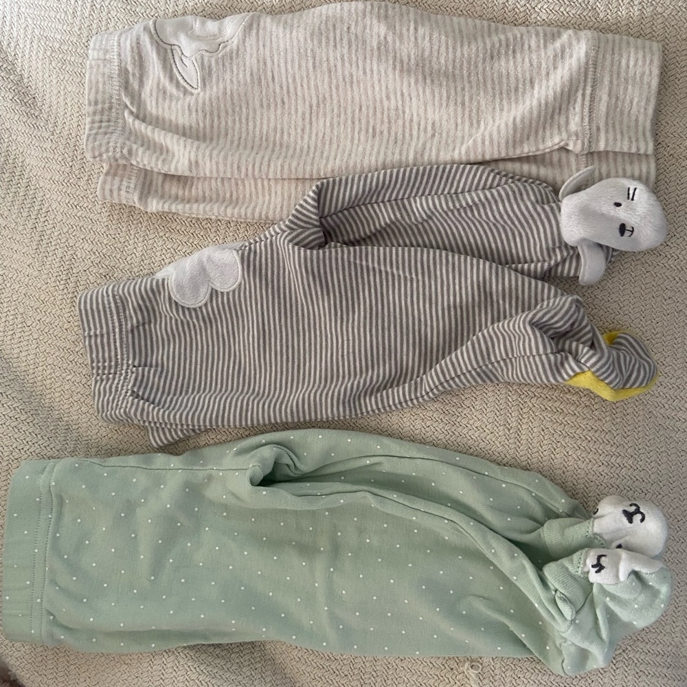 Baby Striped and Polka Dot Pants Set